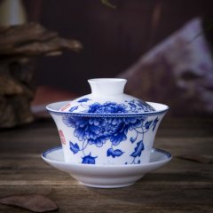 青花瓷蓋碗價(jià)格 蓋碗禮品定制